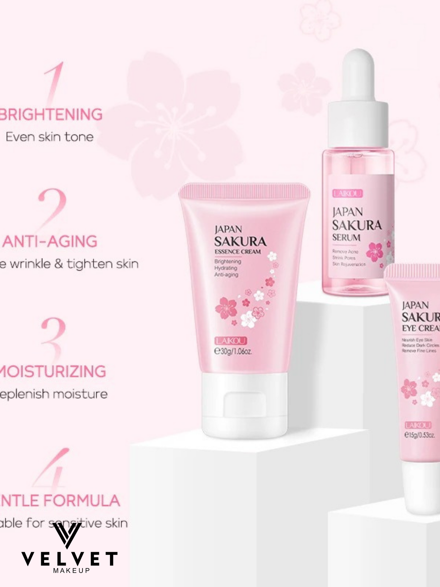 SUERO ILUMINADOR FACIAL VELVET™ | COLECCION SAKURA