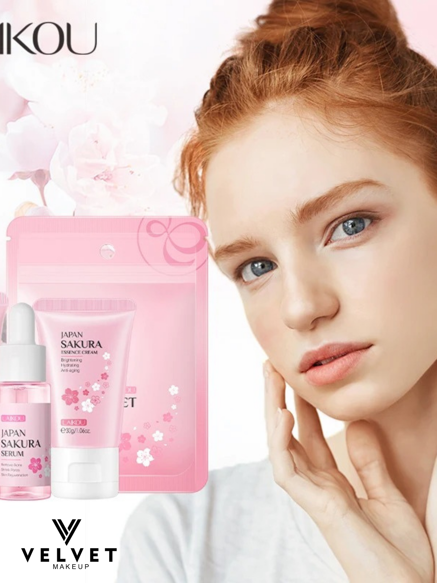 SUERO ILUMINADOR FACIAL VELVET™ | COLECCION SAKURA